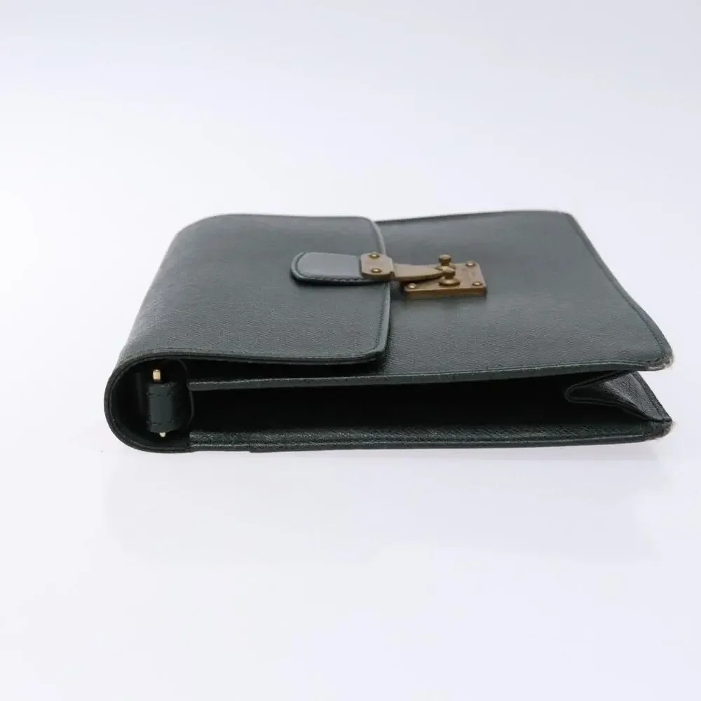 Louis Vuitton Taiga Pochette Kourad Clutch Bag Green